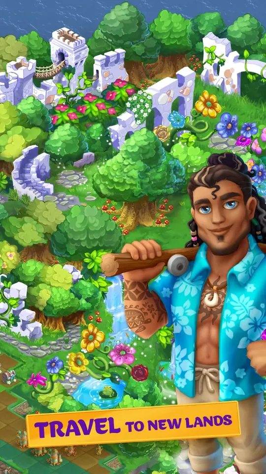 EverMerge screenshot: uncovering new islands beyond the fog